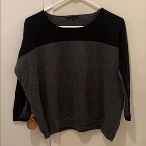 Maje Grey/Black wool/Cashmere Sweater sz 1